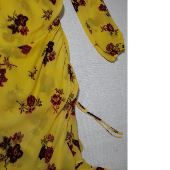 A.L.C. Florence One-Shoulder Ruched Ruffled Dress - Picture 13 of 14